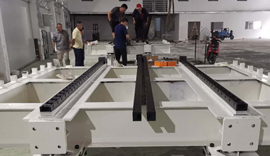 北汽臺車安裝現場